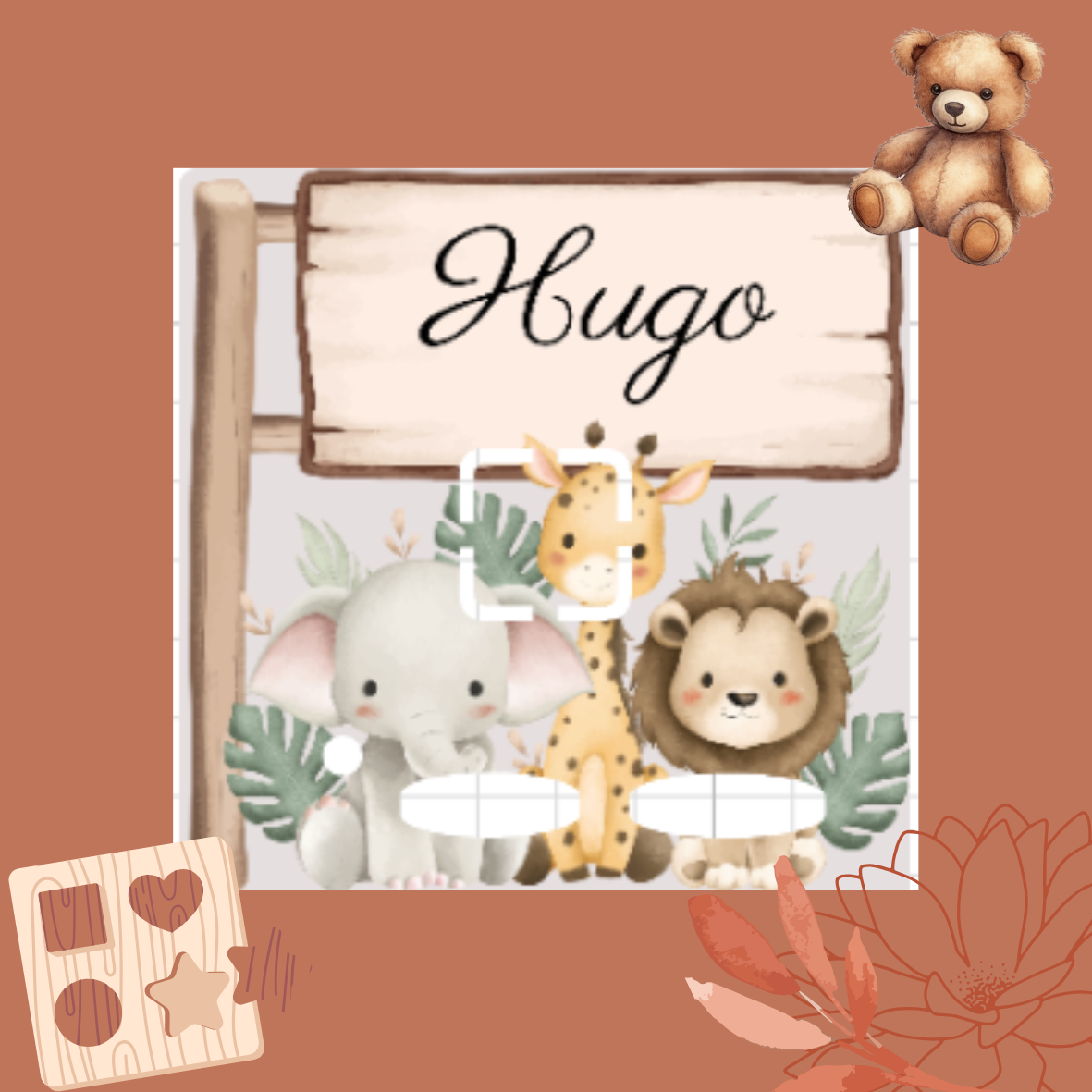 Stikers Toniebox Animaux de la jungle 2