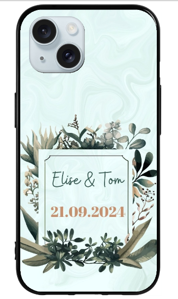 Coque Couple  eucalyptus