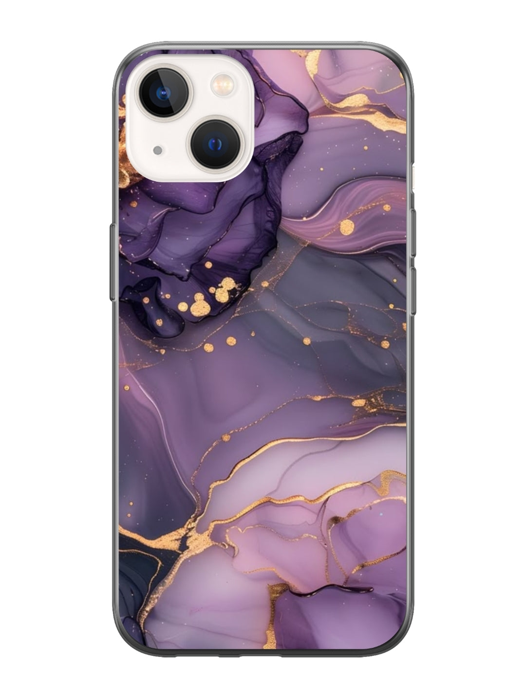 Coque marbré violet