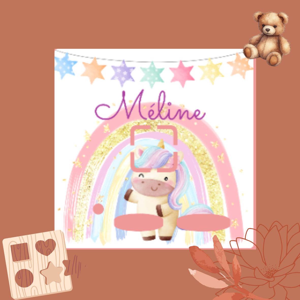 Stikers Toniebox  Licorne